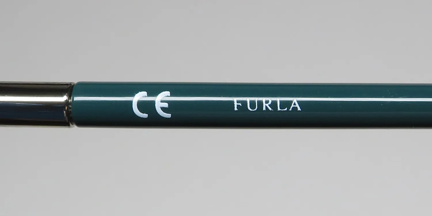 Furla Sfu256 02aq Sunglasses Shiny Glittery Green 56mm 7