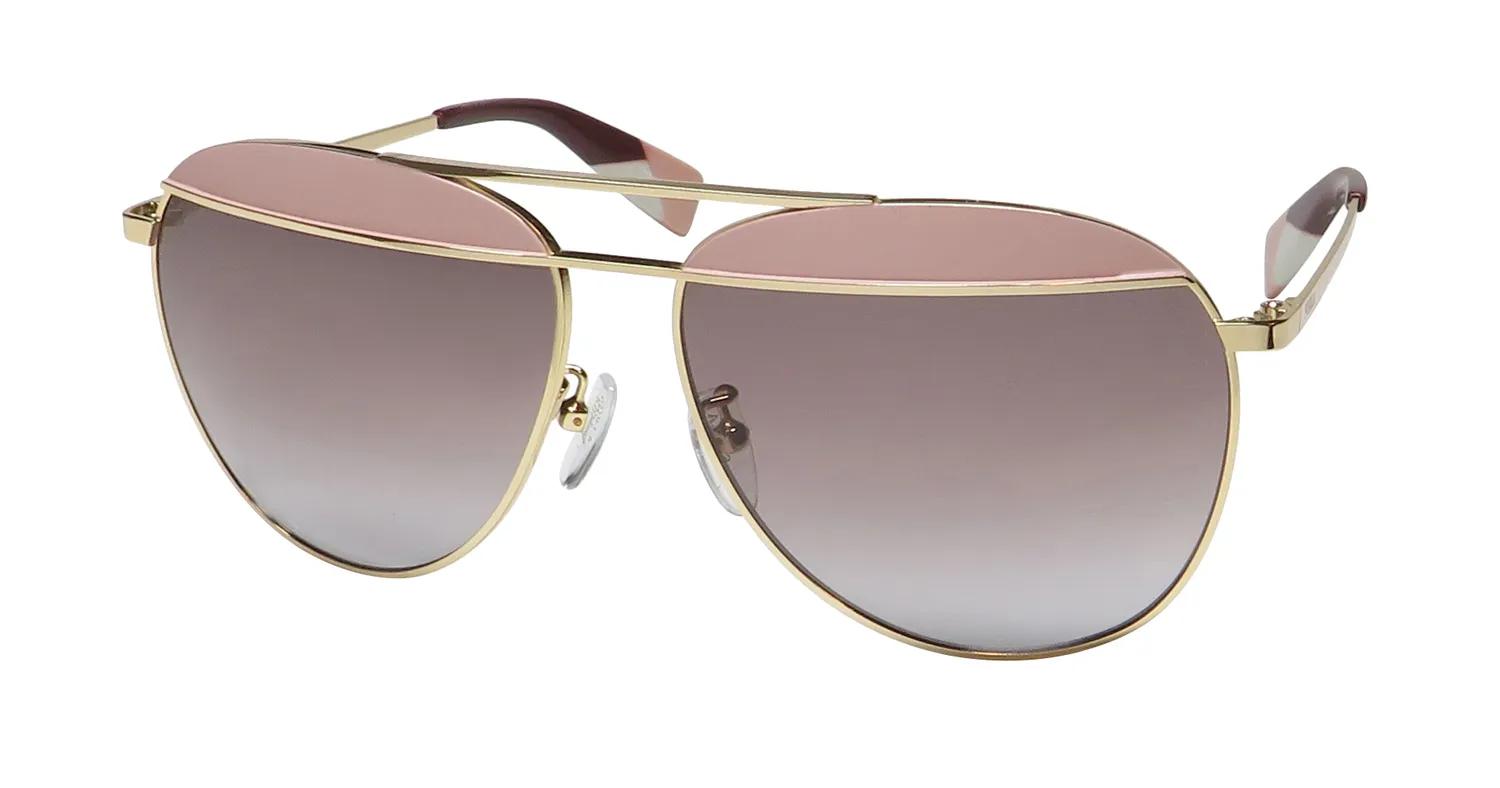 Furla Sfu236 0323 Sunglasses Shiny Rose Gold 59mm