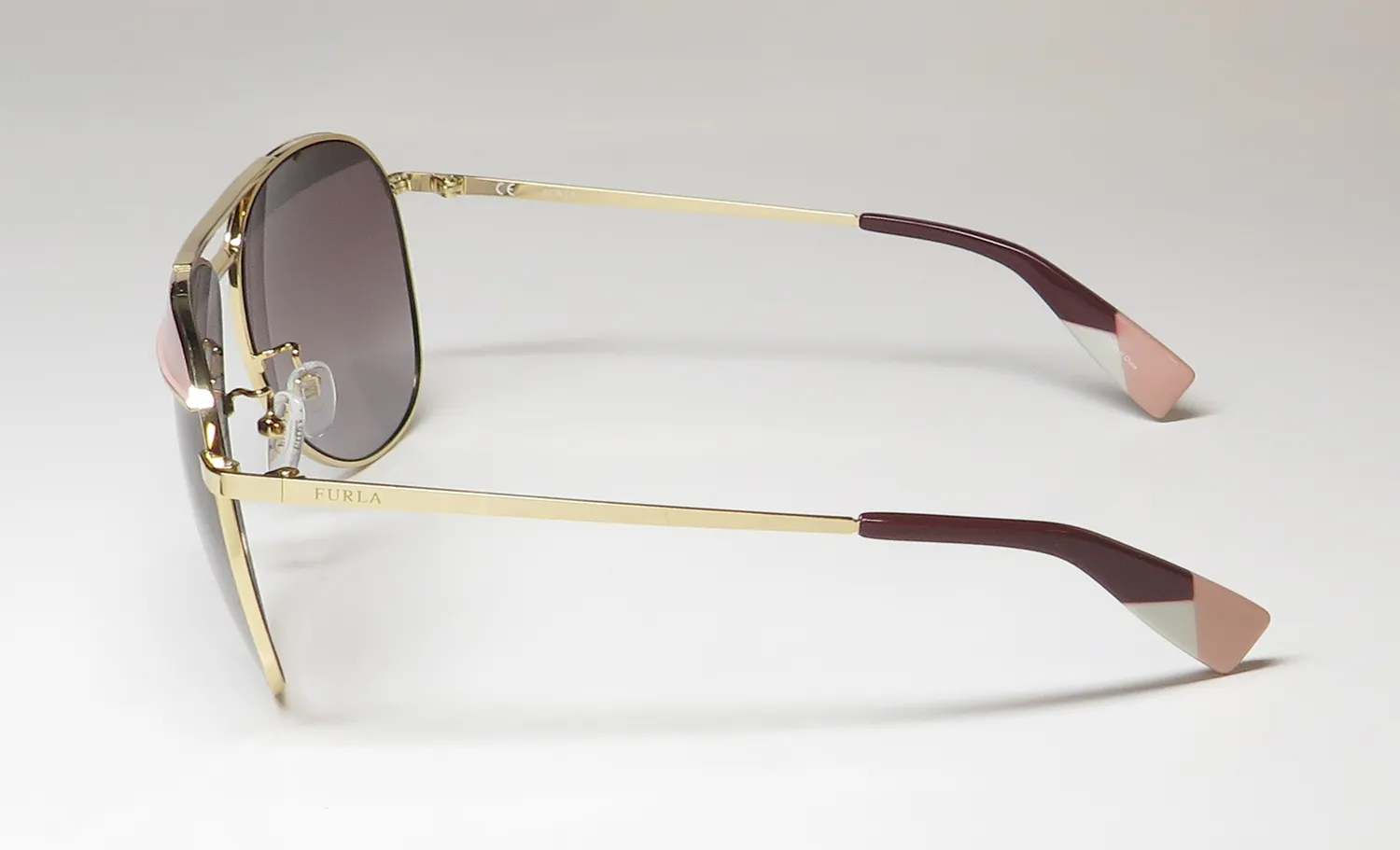 Furla Sfu236 0323 Sunglasses Shiny Rose Gold 59mm 4