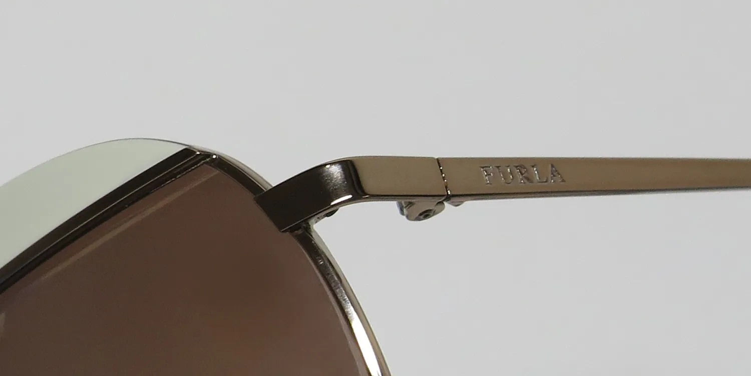 Furla Sfu236 0scg Sunglasses Shiny Bronze 59mm 6