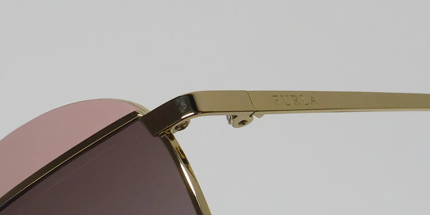 Furla Sfu237 0323 Sunglasses Shiny Rose Gold 59mm 6