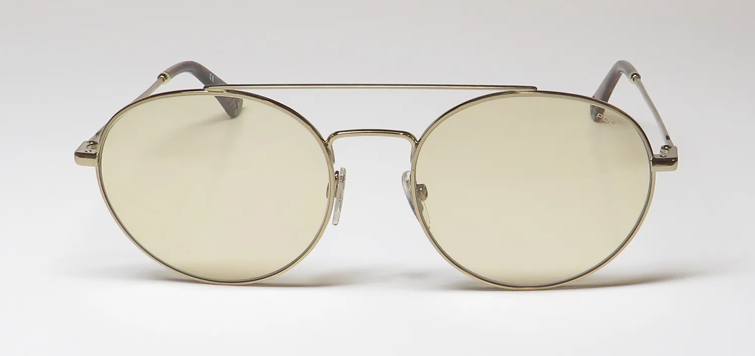 Police Spl728 8fff Sunglasses Grey Gold 54mm 3