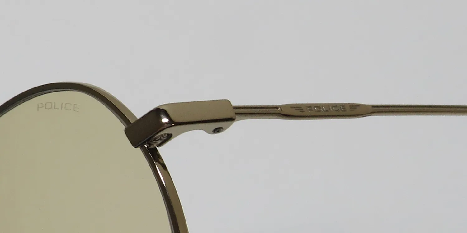 Police Spl728 8fff Sunglasses Grey Gold 54mm 6