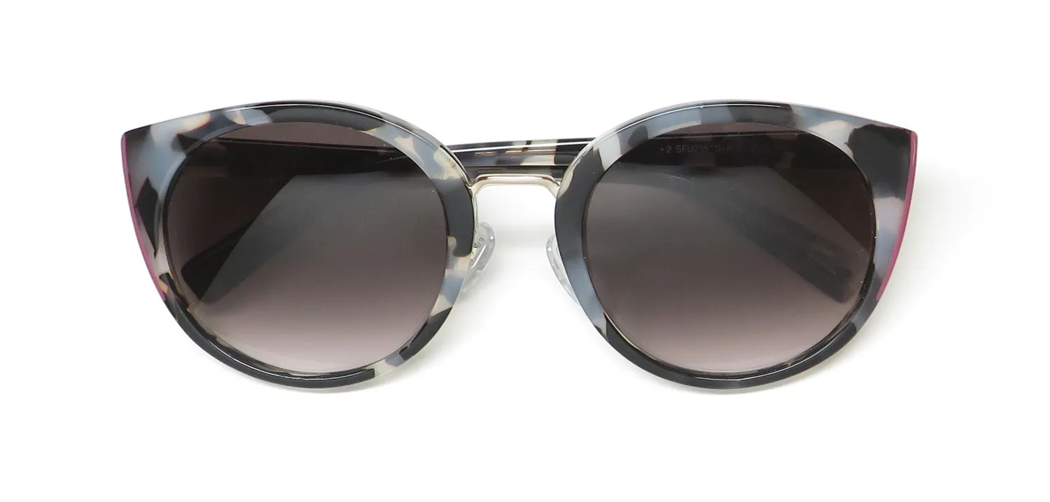 Furla Sfu238 0m65 Sunglasses Shiny White 54mm 2