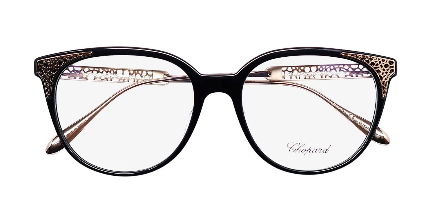 Chopard Vch253 0700 Eyeglasses Black 53mm 2