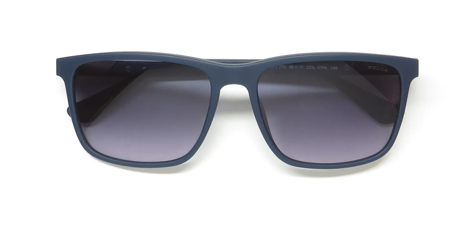 Police Spl773 Westwing 4 07pa Sunglasses Matte Navy Blue 58mm 2