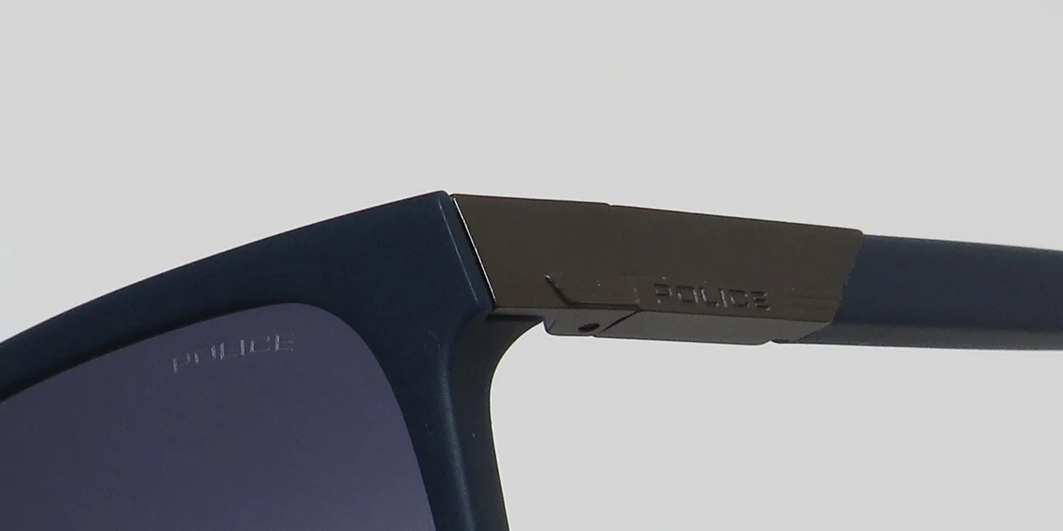 Police Spl773 Westwing 4 07pa Sunglasses Matte Navy Blue 58mm 6