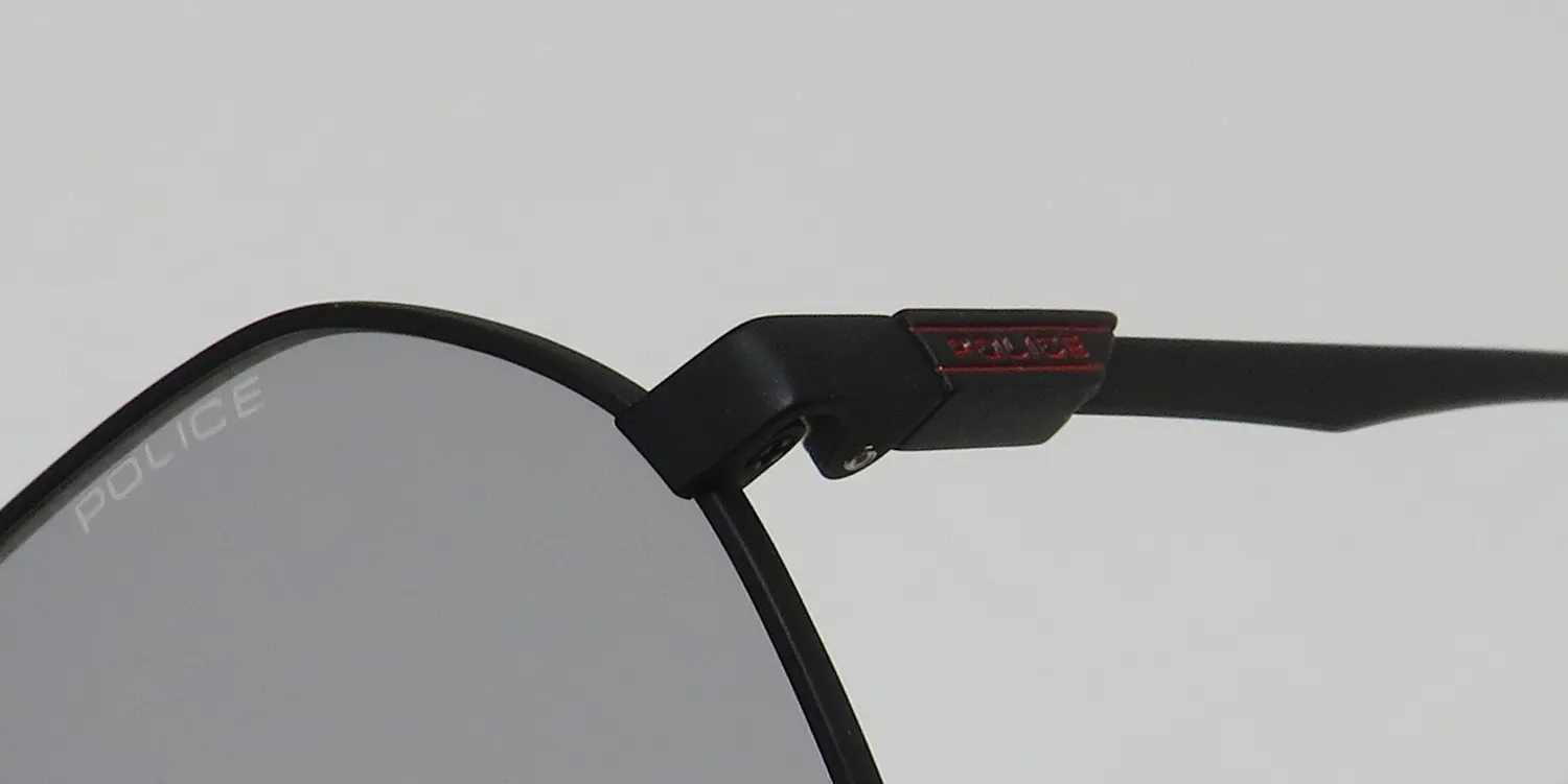 Police Spl771 0552 Sunglasses Matte Grey 57mm 6