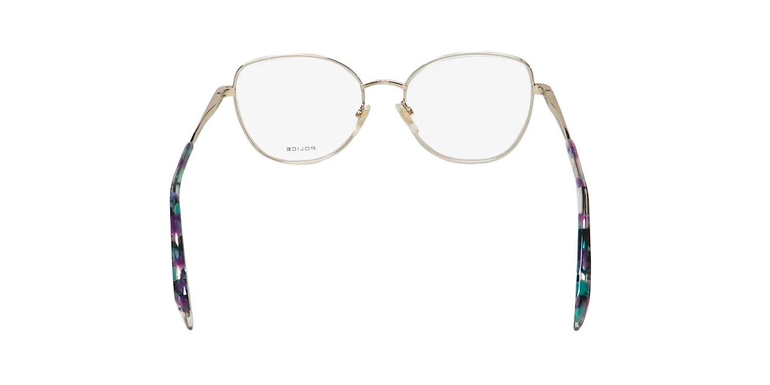 Police Vpl839 Crayon 2 0sna Eyeglasses Gold 52mm 5