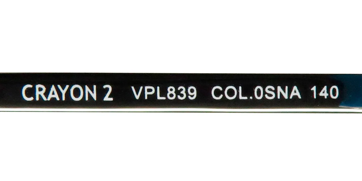 Police Vpl839 Crayon 2 0sna Eyeglasses Gold 52mm 8