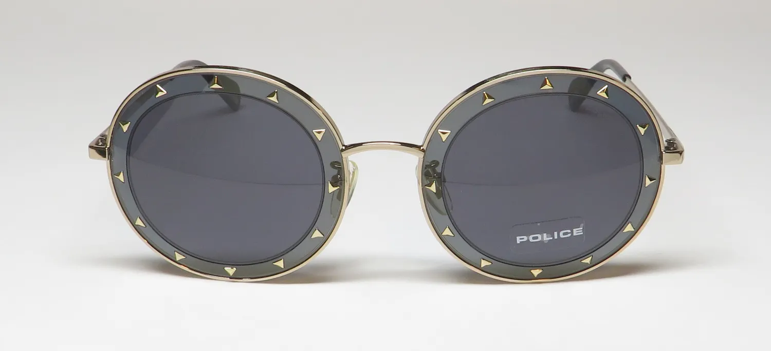 Police Spl836s 8fff Sunglasses Grey Gold 48mm 3