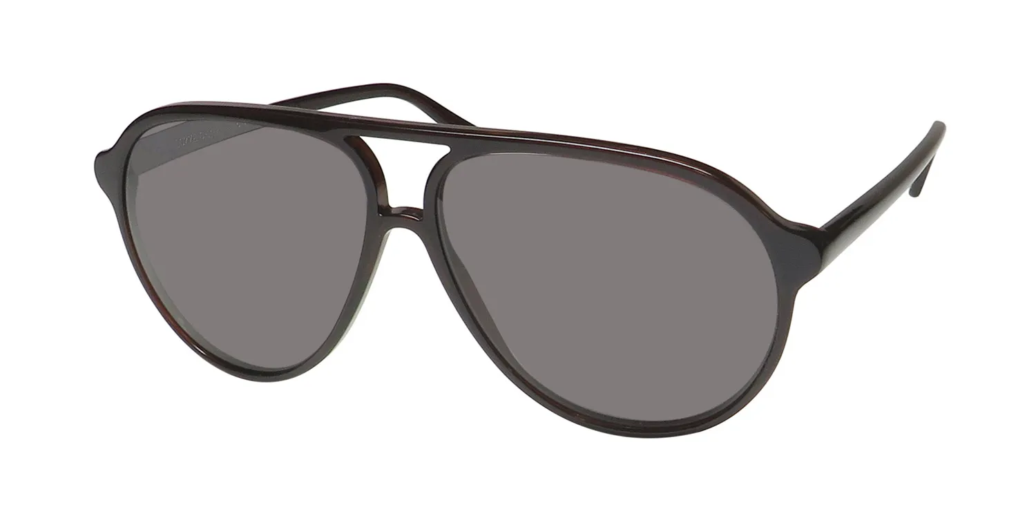 Lozza Sl4204 958p Sunglasses Olive Brown 60mm