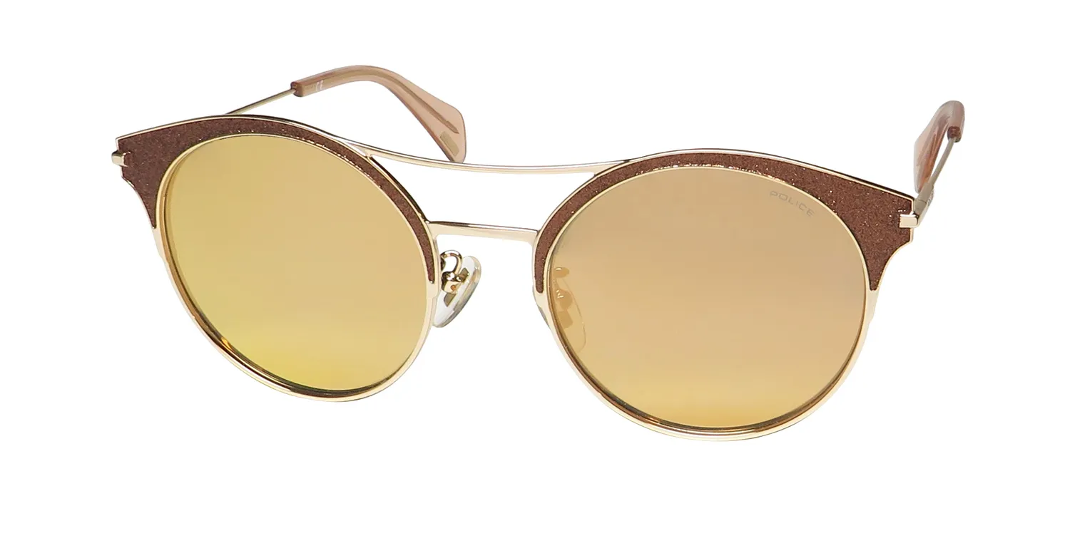 Police Spl500v e59x Sunglasses Red Gold 53mm