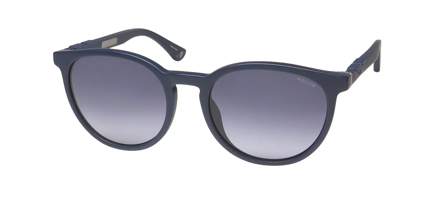 Police Spl873 d82m Sunglasses Matte Blue 53mm