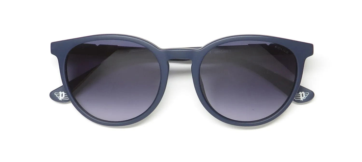 Police Spl873 d82m Sunglasses Matte Blue 53mm 2