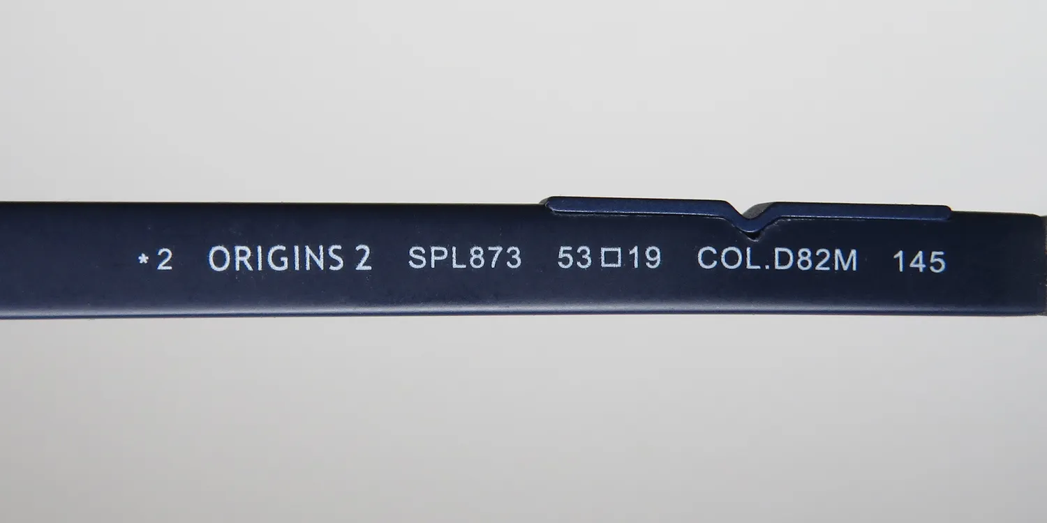 Police Spl873 d82m Sunglasses Matte Blue 53mm 8