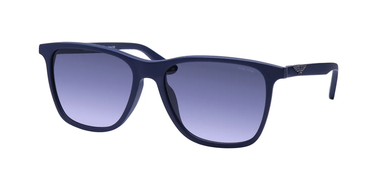 Police Spl872 Origins 1 d82m Sunglasses Matte Blue 56mm