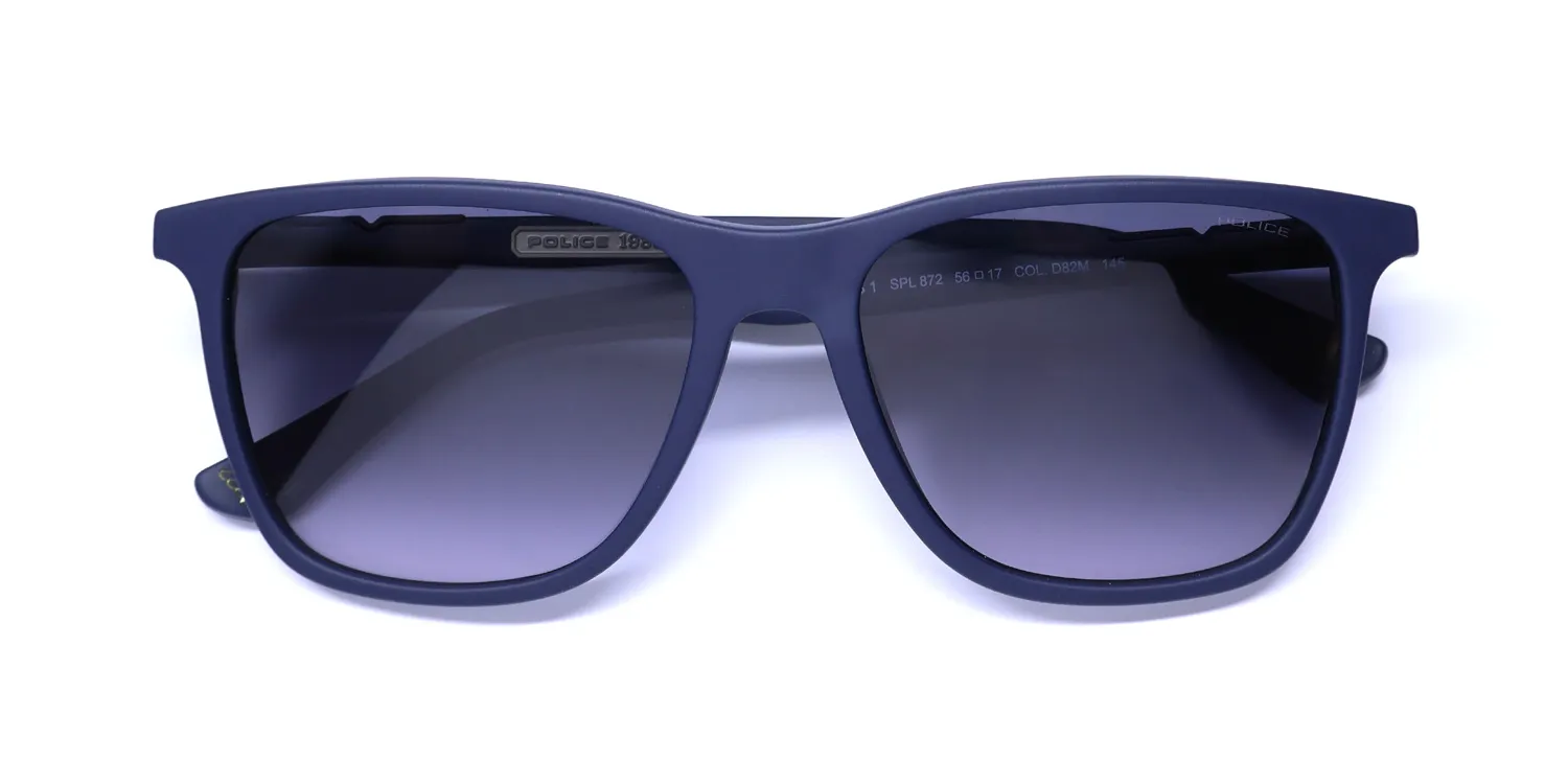 Police Spl872 Origins 1 d82m Sunglasses Matte Blue 56mm 2