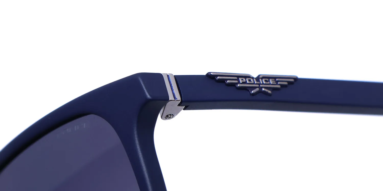 Police Spl872 Origins 1 d82m Sunglasses Matte Blue 56mm 6