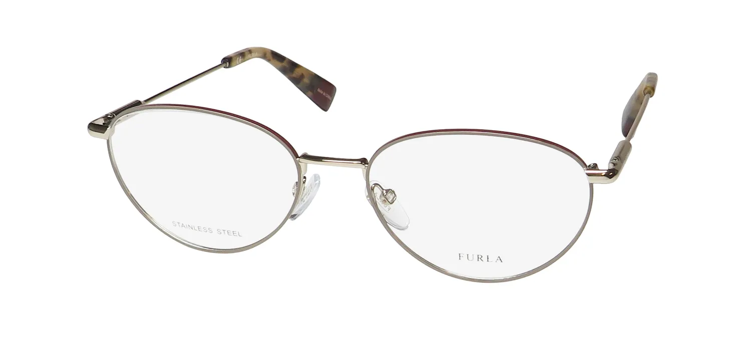 Furla Vfu302 08m6 Eyeglasses Brown 53mm