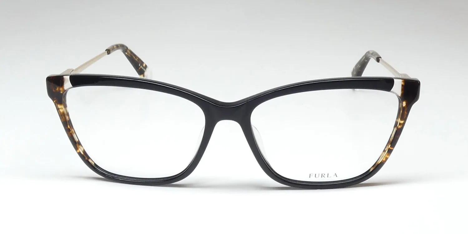 Furla Vfu293 700y Eyeglasses Black 55mm 3