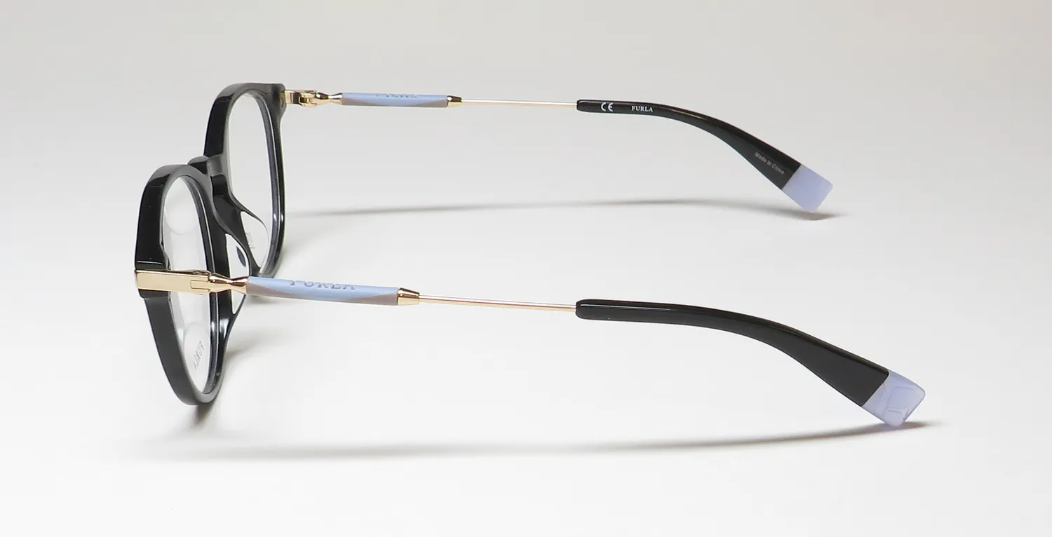 Furla Vfu297 0700 Eyeglasses Black 50mm 4