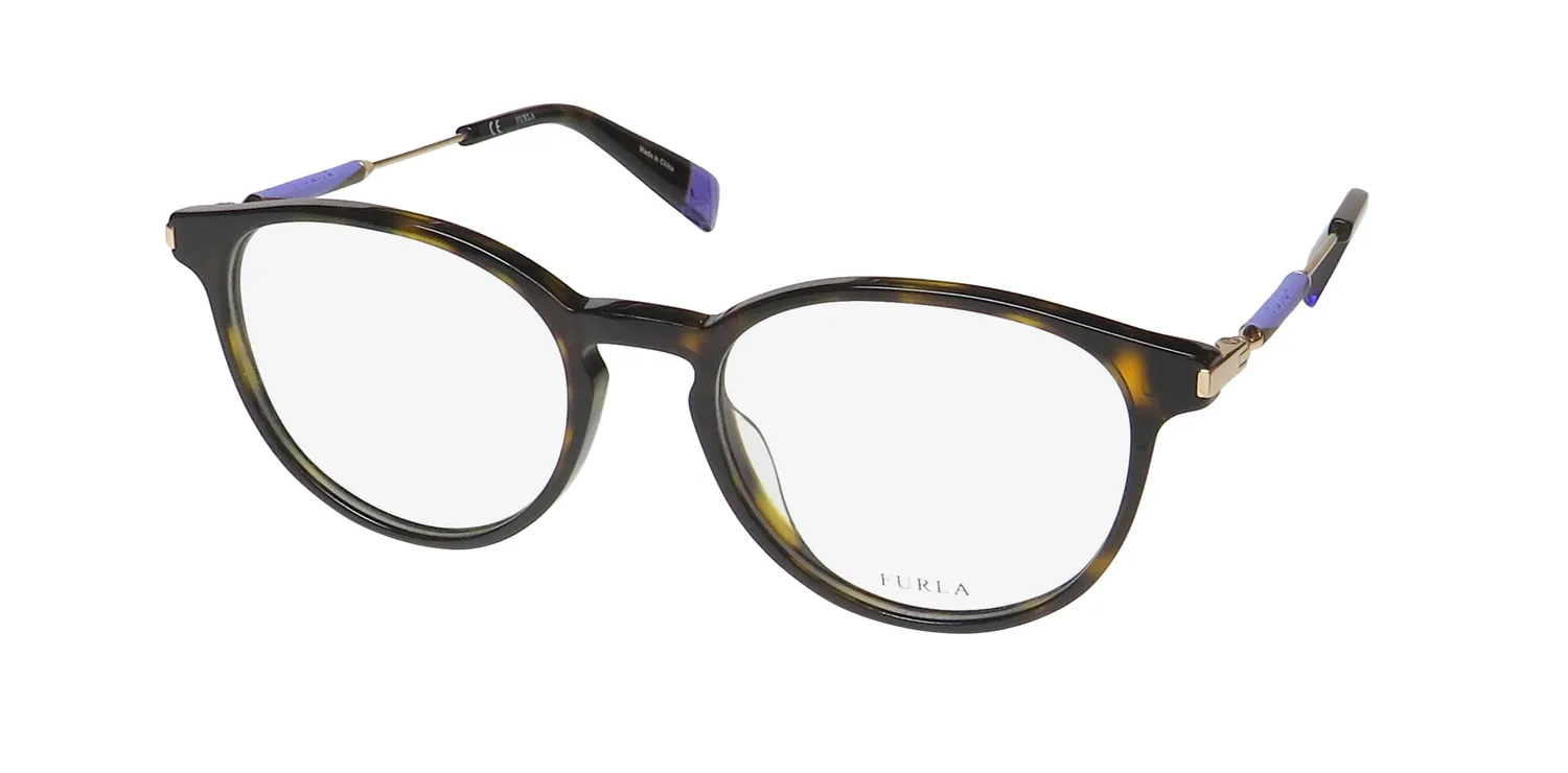 Furla Vfu297 0722 Eyeglasses Tortoise 50mm