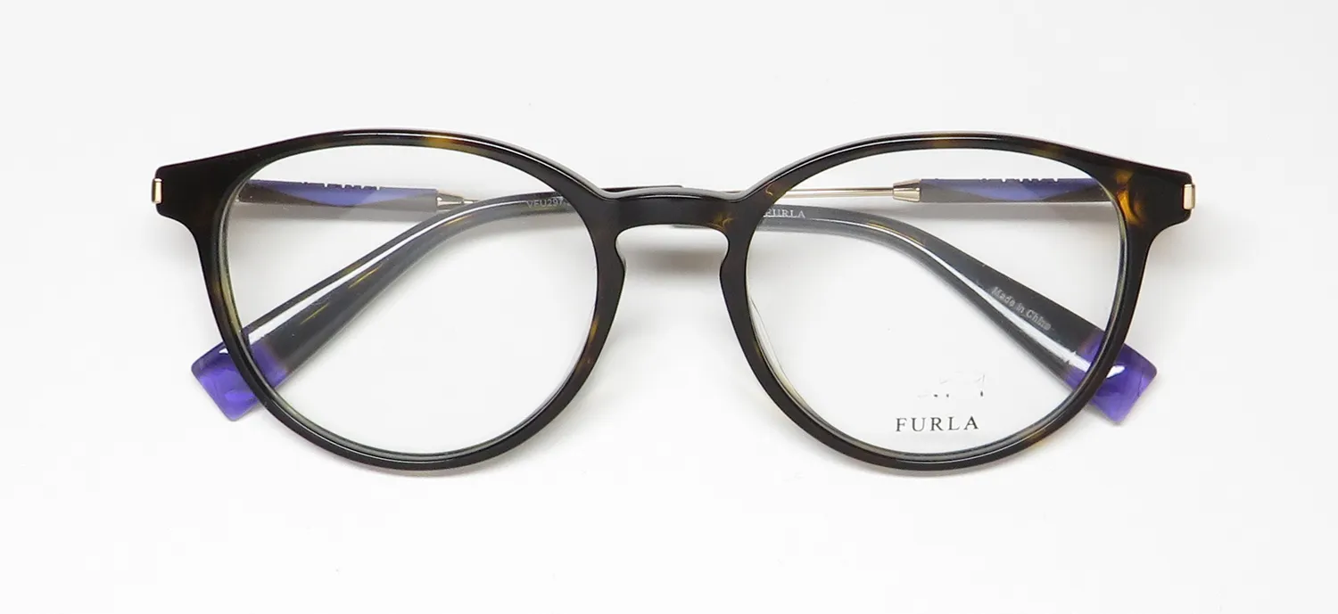 Furla Vfu297 0722 Eyeglasses Tortoise 50mm 2