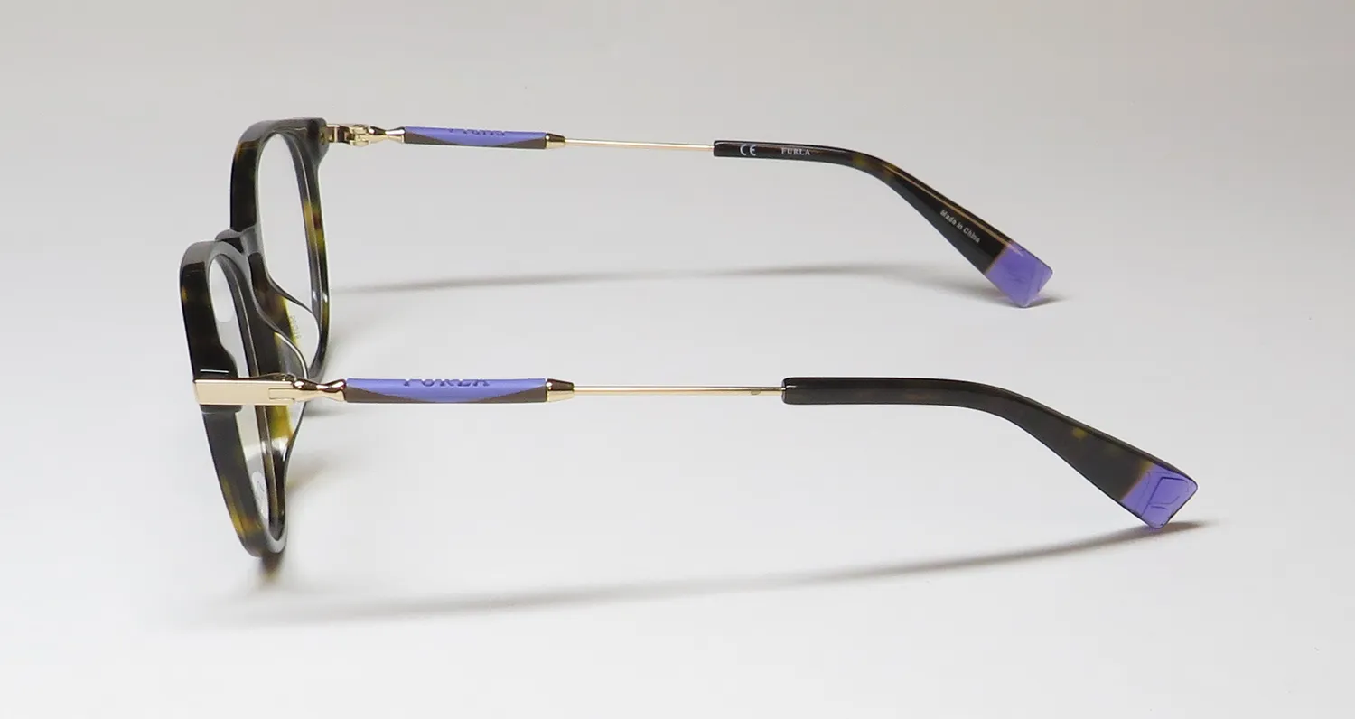 Furla Vfu297 0722 Eyeglasses Tortoise 50mm 4