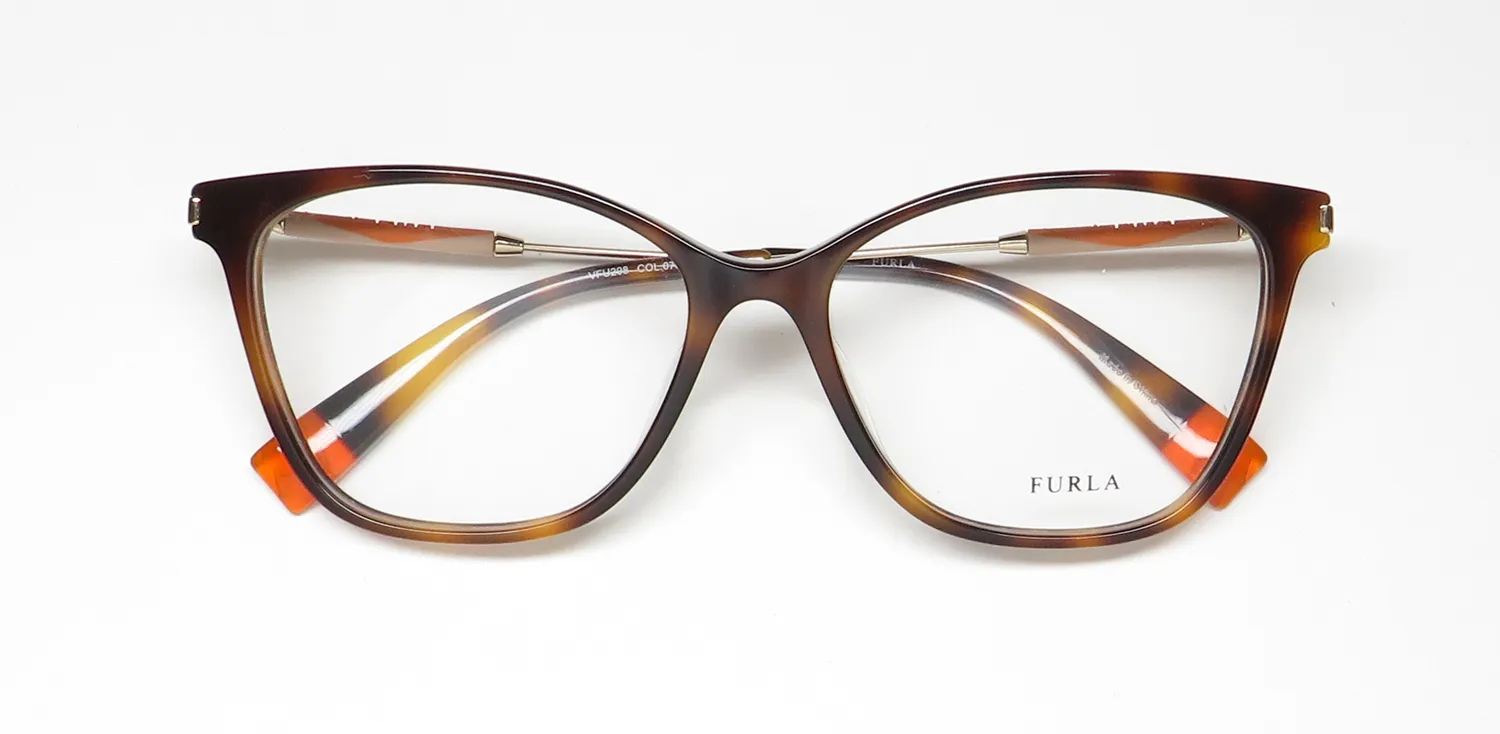 Furla Vfu298 0752 Eyeglasses Tortoise 54mm 2