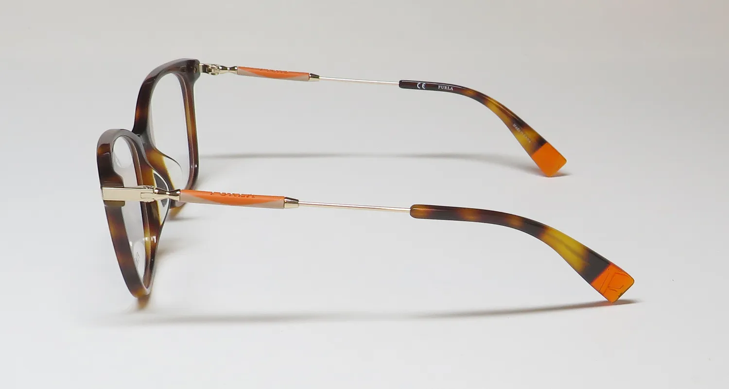 Furla Vfu298 0752 Eyeglasses Tortoise 54mm 4