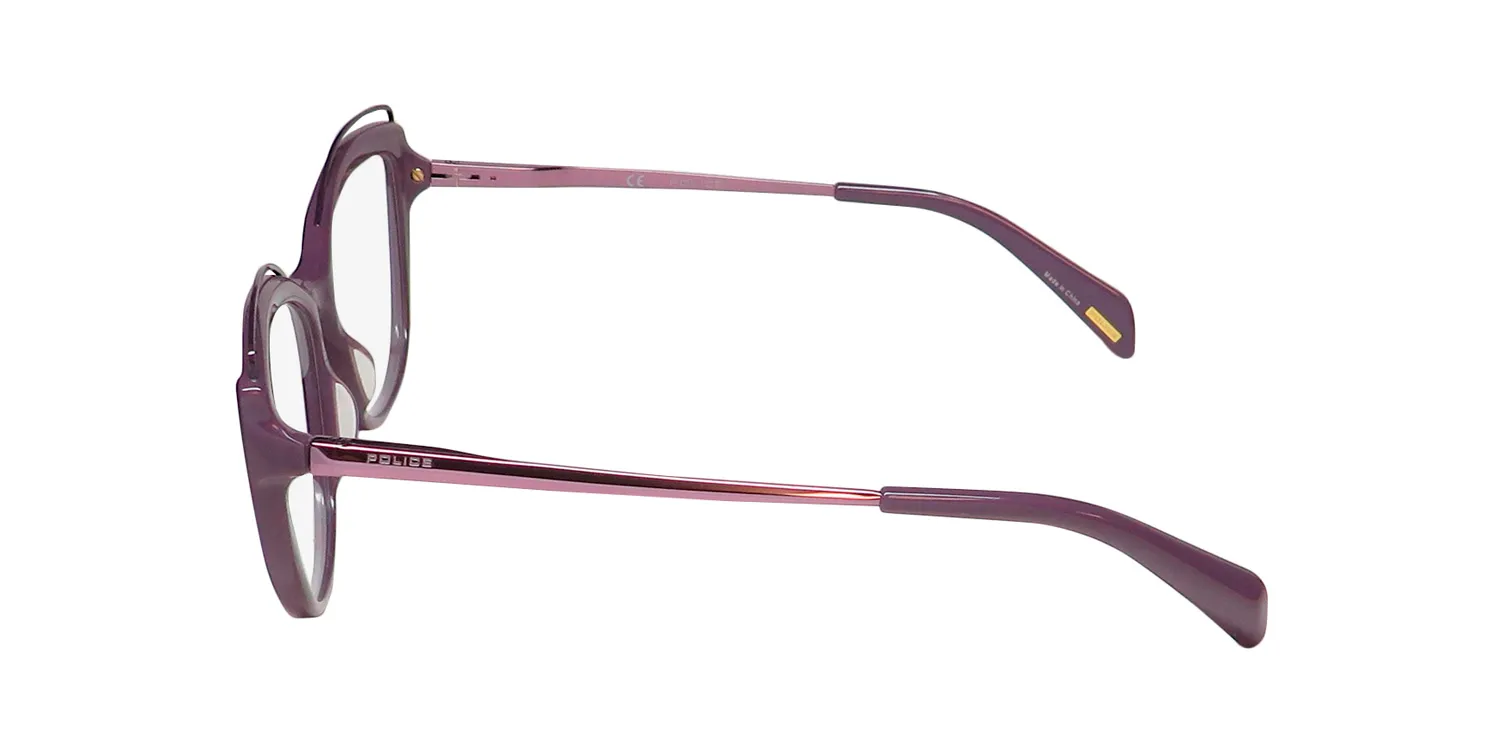 Police Vpl931 Mascara 4 0gbc Eyeglasses Purple 53mm 4