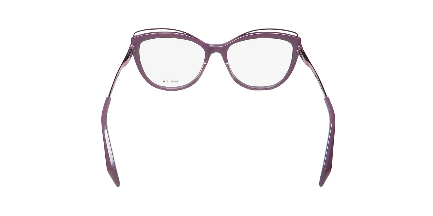 Police Vpl931 Mascara 4 0gbc Eyeglasses Purple 53mm 5