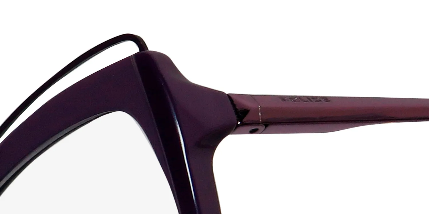 Police Vpl931 Mascara 4 0gbc Eyeglasses Purple 53mm 6