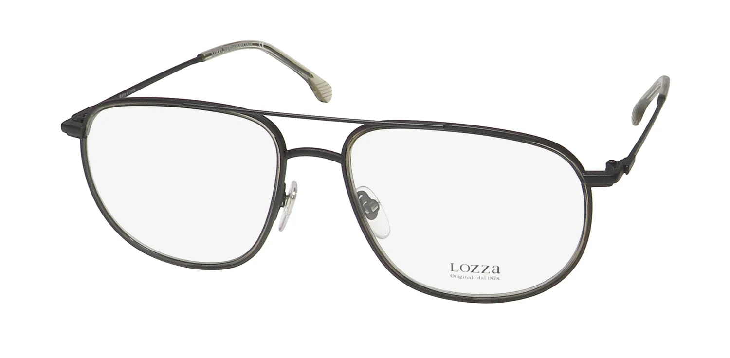 Lozza Vl2328v 0531 Eyeglasses Matte Black 56mm