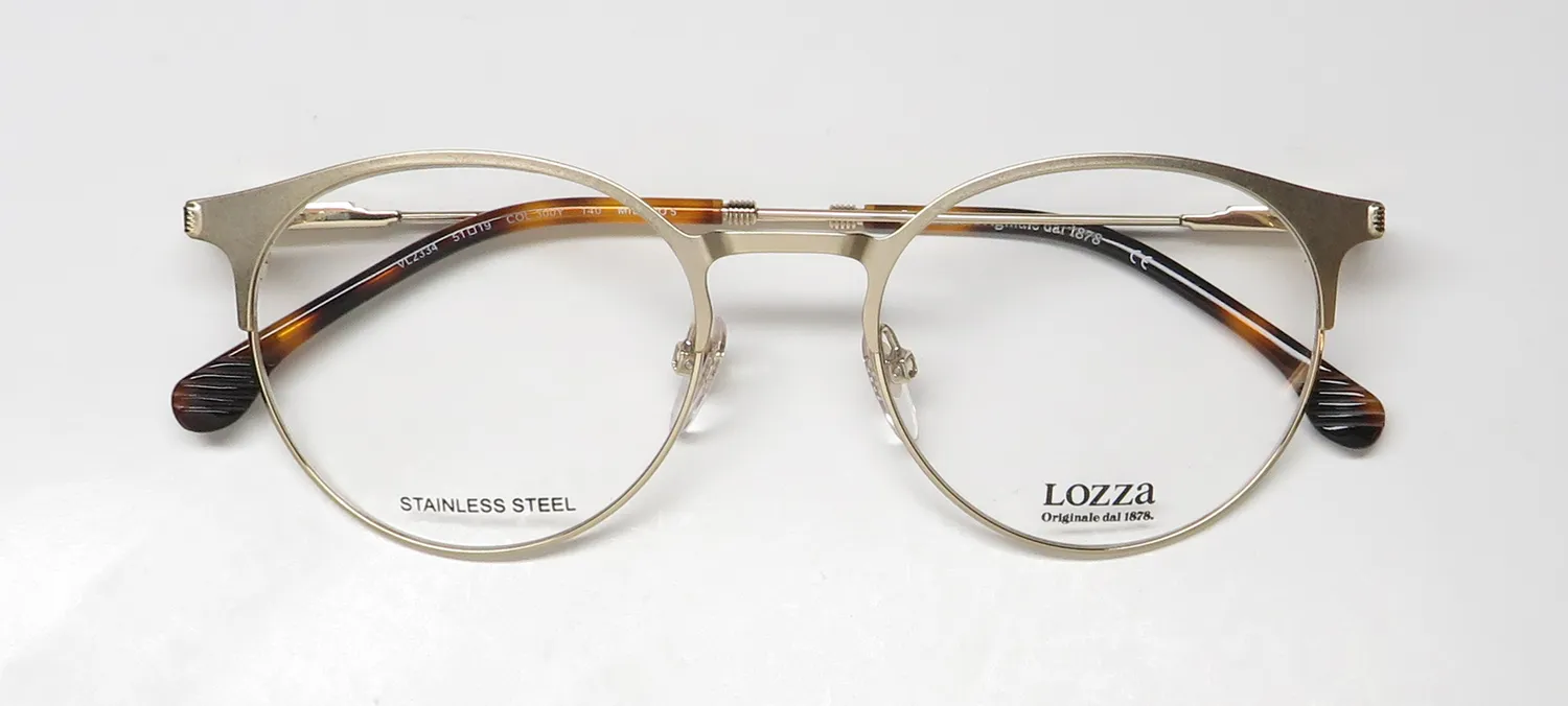 Lozza Vl2334 0300y Eyeglasses Gold 51mm 2