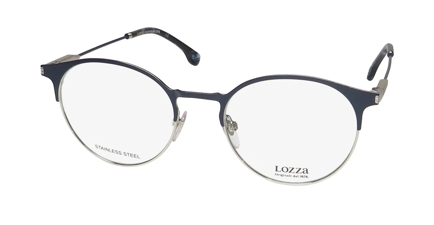 Lozza Vl2334 579y Eyeglasses Blue 51mm