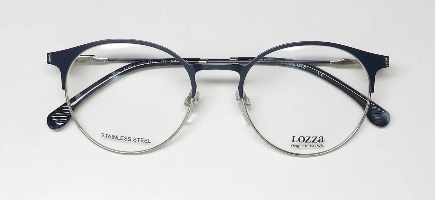 Lozza Vl2334 579y Eyeglasses Blue 51mm 2