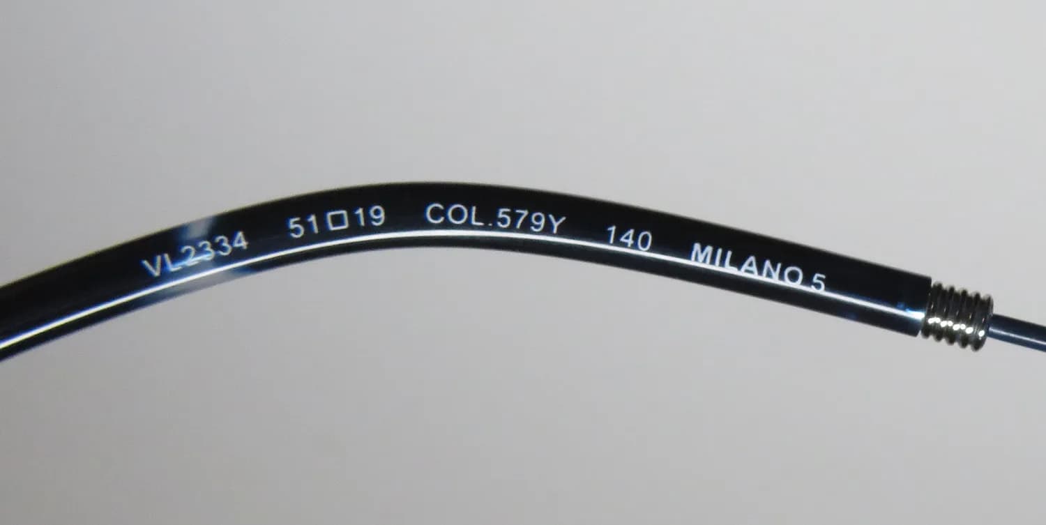 Lozza Vl2334 579y Eyeglasses Blue 51mm 8