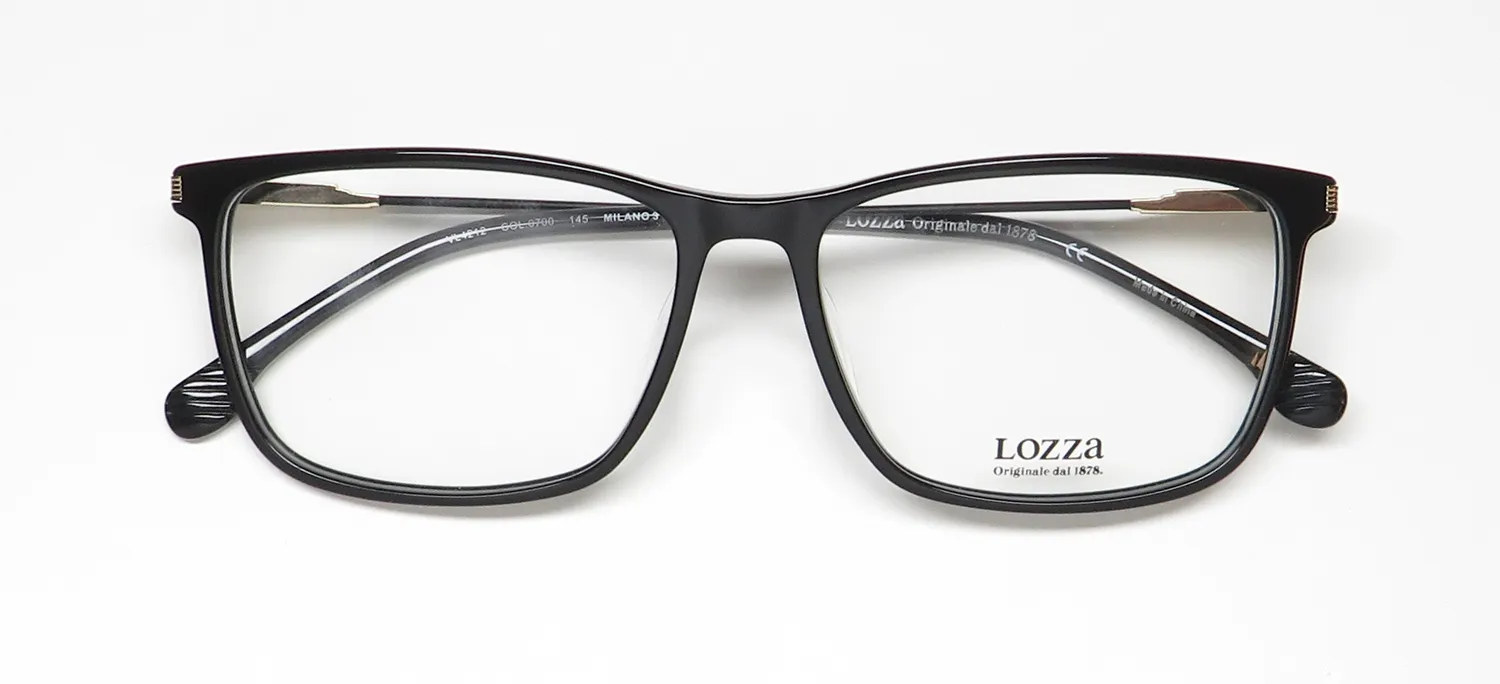Lozza Vl4212 0700 Eyeglasses Black 56mm 2