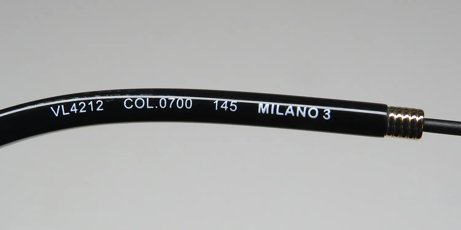Lozza Vl4212 0700 Eyeglasses Black 56mm 8