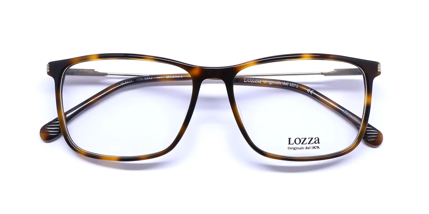 Lozza Vl4212 09aj Eyeglasses Tortoise 46mm 2
