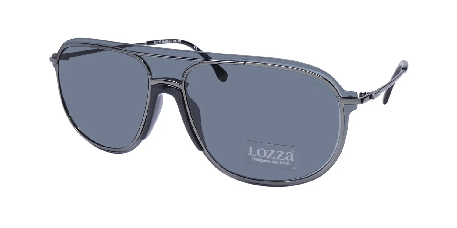 Lozza Sl2338 Zilo Ultralight 12 0568 Sunglasses Gunmetal 99mm