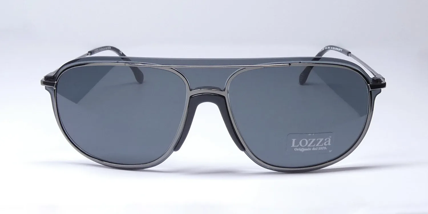 Lozza Sl2338 Zilo Ultralight 12 0568 Sunglasses Gunmetal 99mm 3