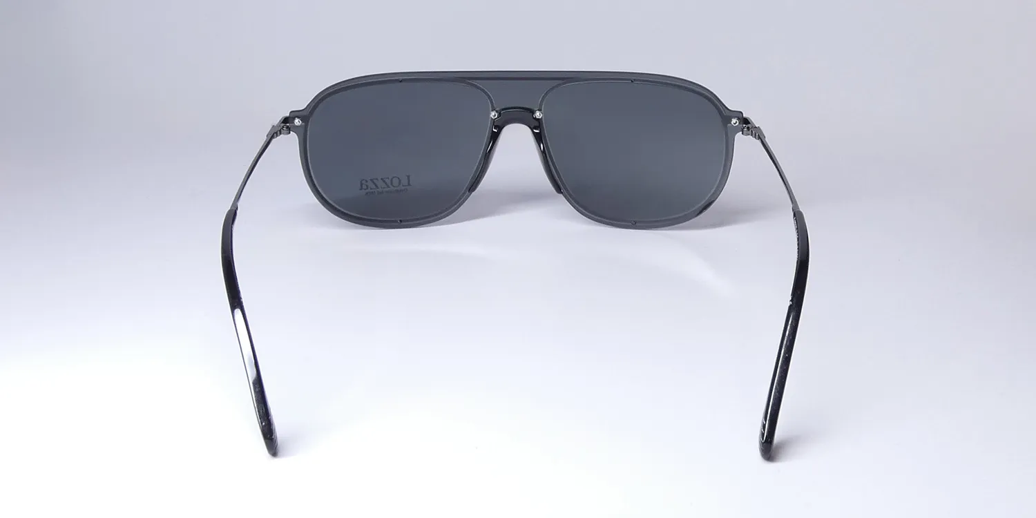 Lozza Sl2338 Zilo Ultralight 12 0568 Sunglasses Gunmetal 99mm 5