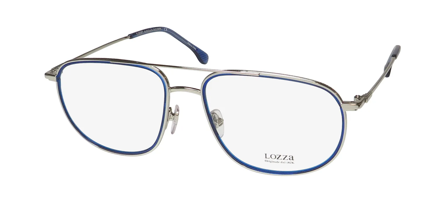 Lozza Vl2328v 579y Eyeglasses Blue 56mm