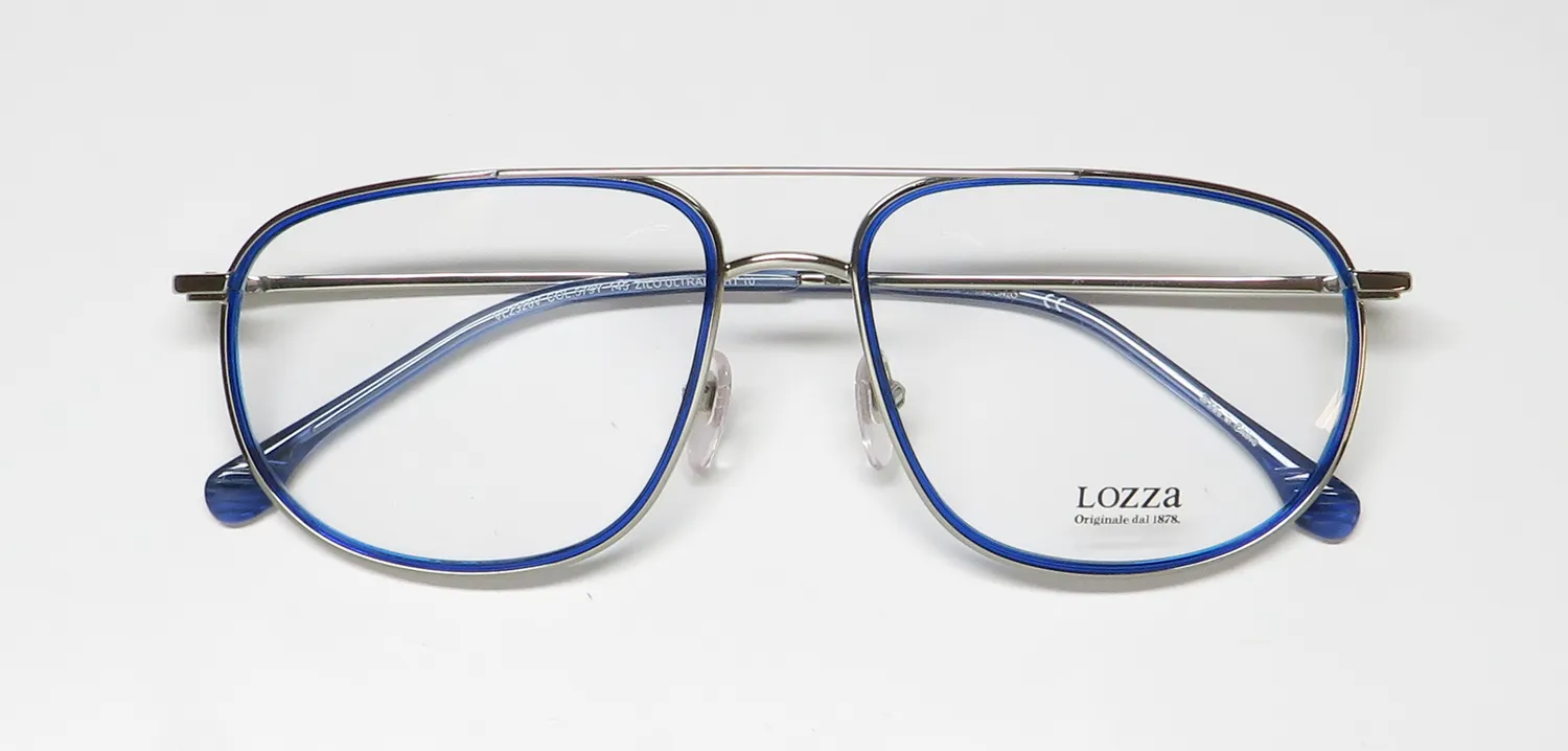 Lozza Vl2328v 579y Eyeglasses Blue 56mm 2