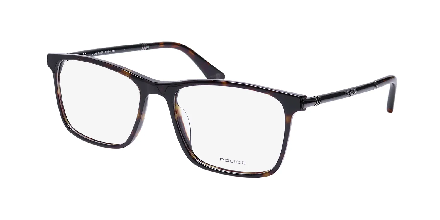 Police Vpl953 Origins 14 0722 Eyeglasses Tortoise 54mm