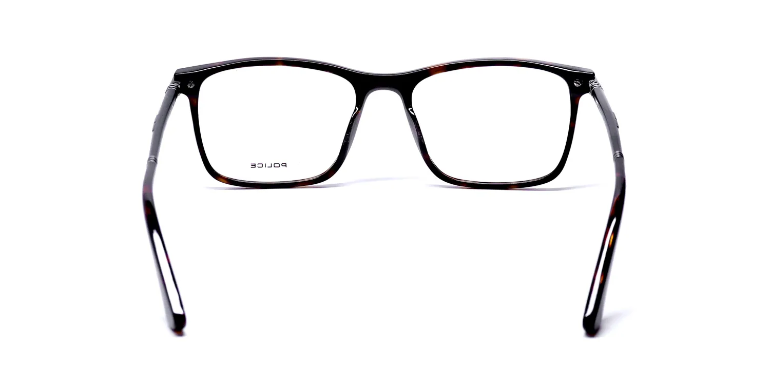 Police Vpl953 Origins 14 0722 Eyeglasses Tortoise 54mm 5