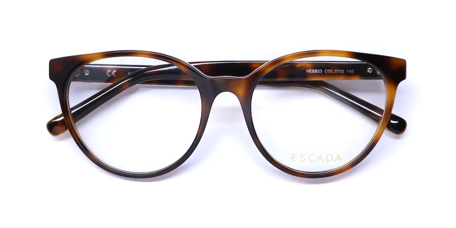 Escada Vesb23 0752 Eyeglasses Tortoise 53mm 2